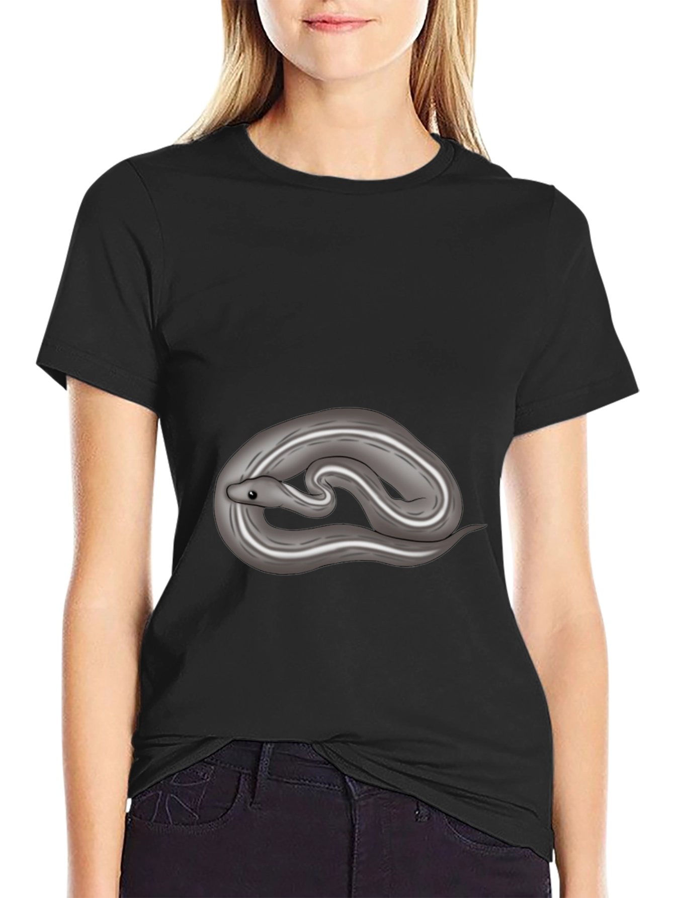 Snake Print Tee - Cool Casual Style