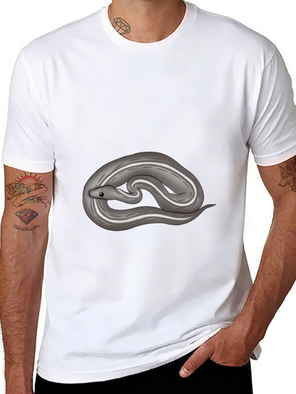 Snake Print Tee - Cool Casual Style