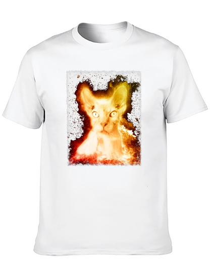 Sphynx Cat Graphic Tee - Unique Design