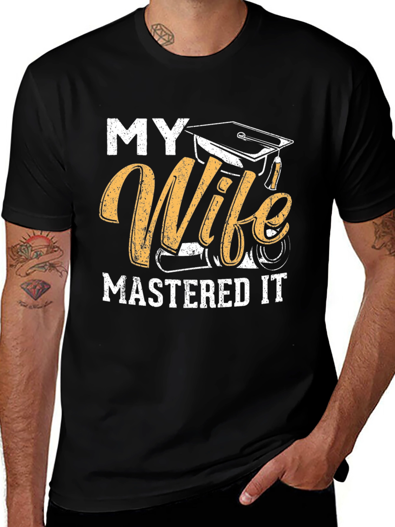 My Wife Mastered It Graduation T-Shirt