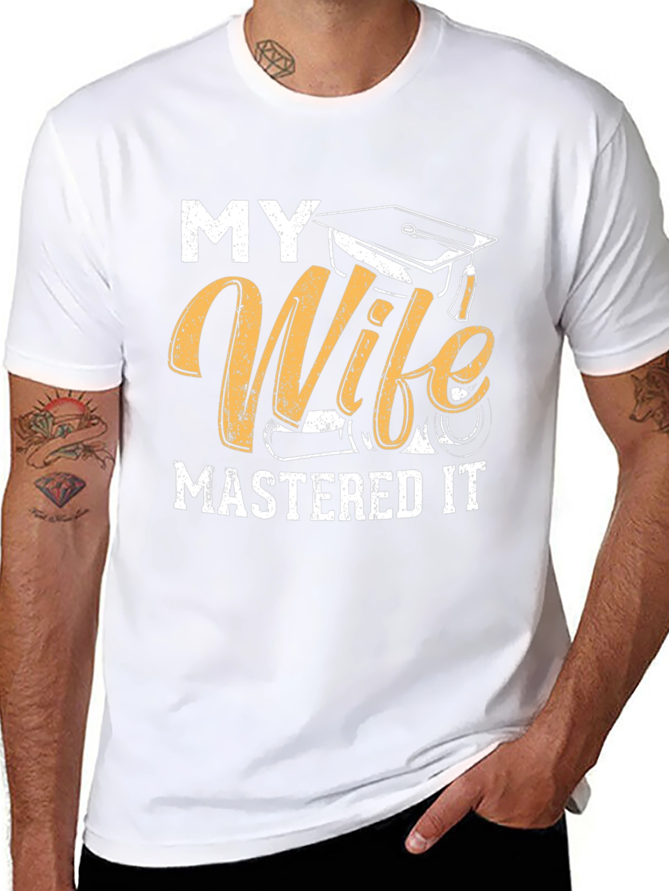 My Wife Mastered It Graduation T-Shirt