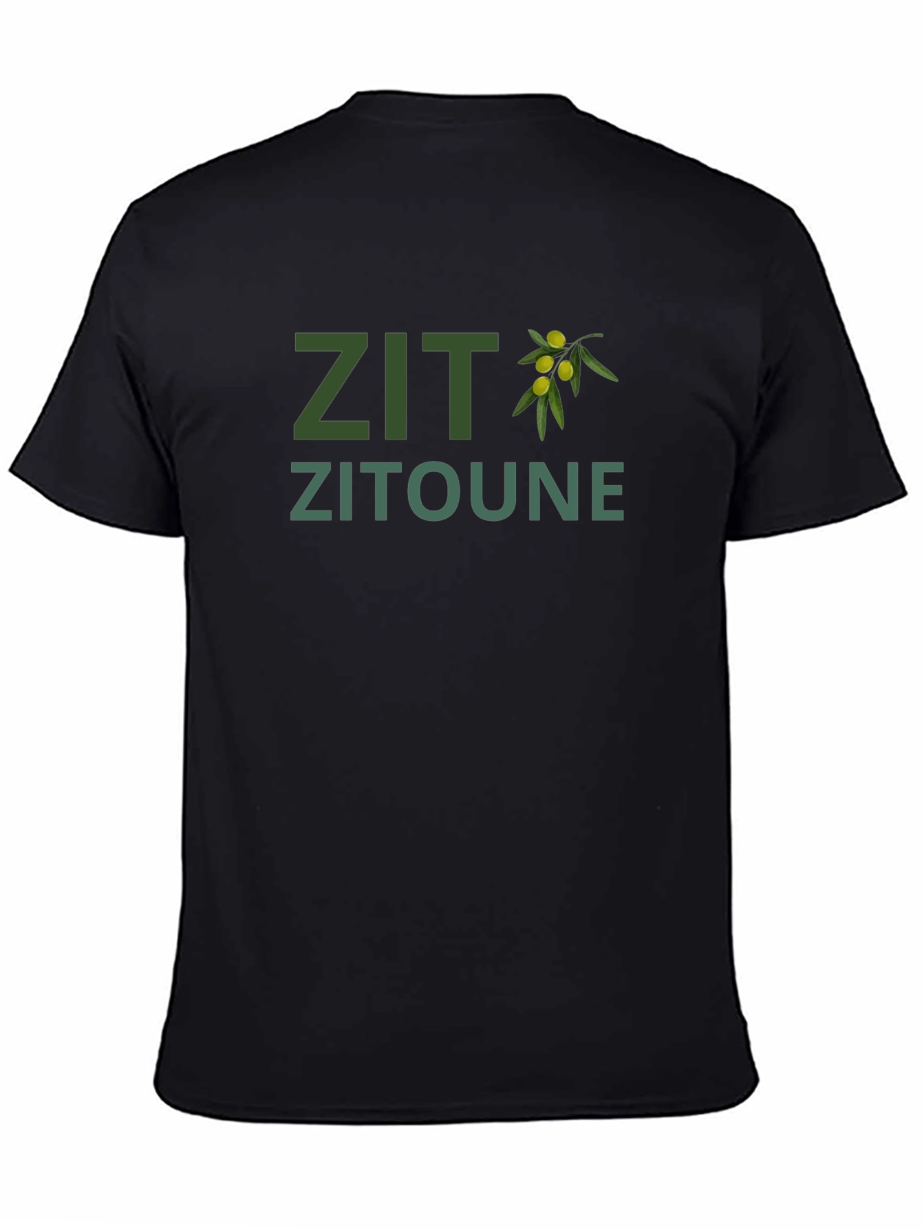 Zit Zitoune Olive Branch Graphic T-Shirt