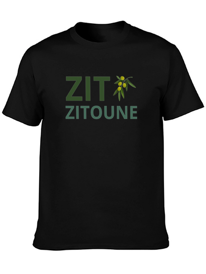 Zit Zitoune Olive Branch Graphic T-Shirt