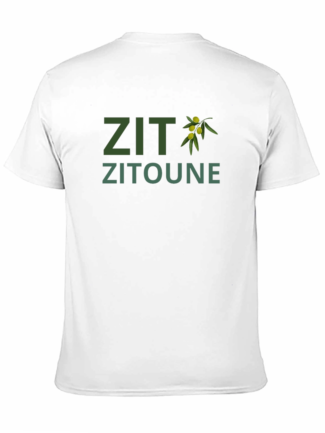 Zit Zitoune Olive Branch Graphic T-Shirt