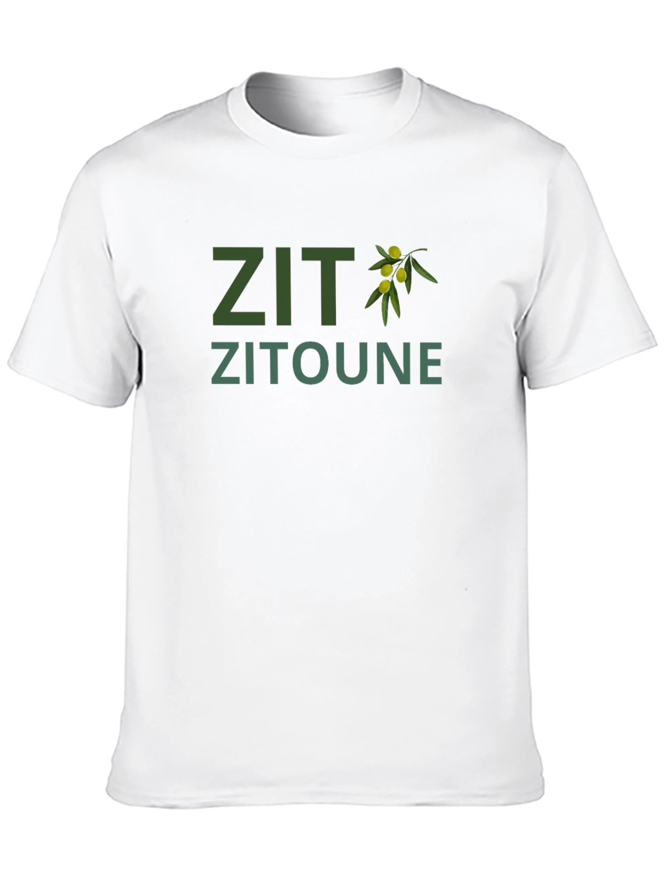 Zit Zitoune Olive Branch Graphic T-Shirt