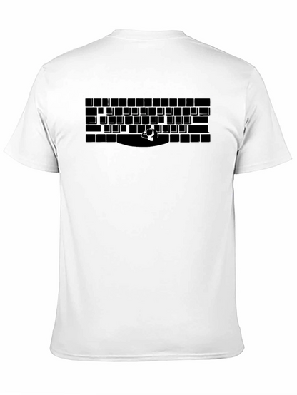 Keyboard Enthusiast Graphic Tee - Black