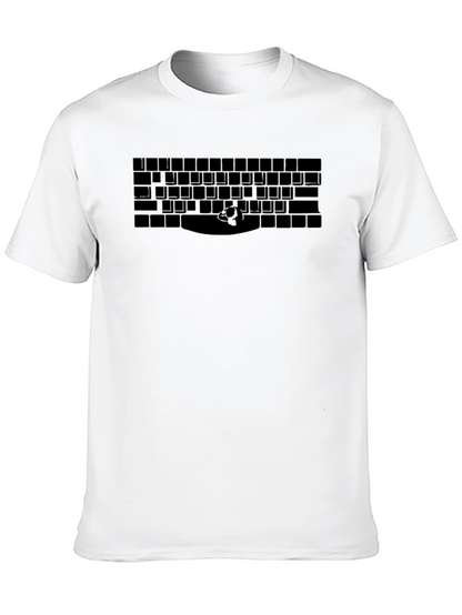 Keyboard Enthusiast Graphic Tee - Black