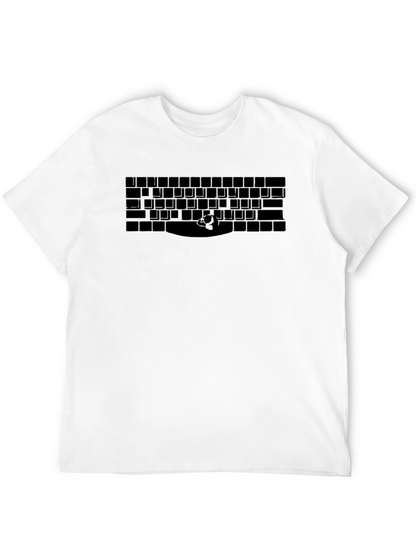 Keyboard Enthusiast Graphic Tee - Black