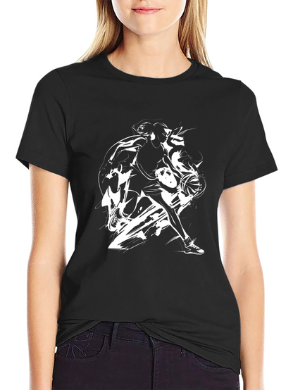 Black Basketball Graphic Tee