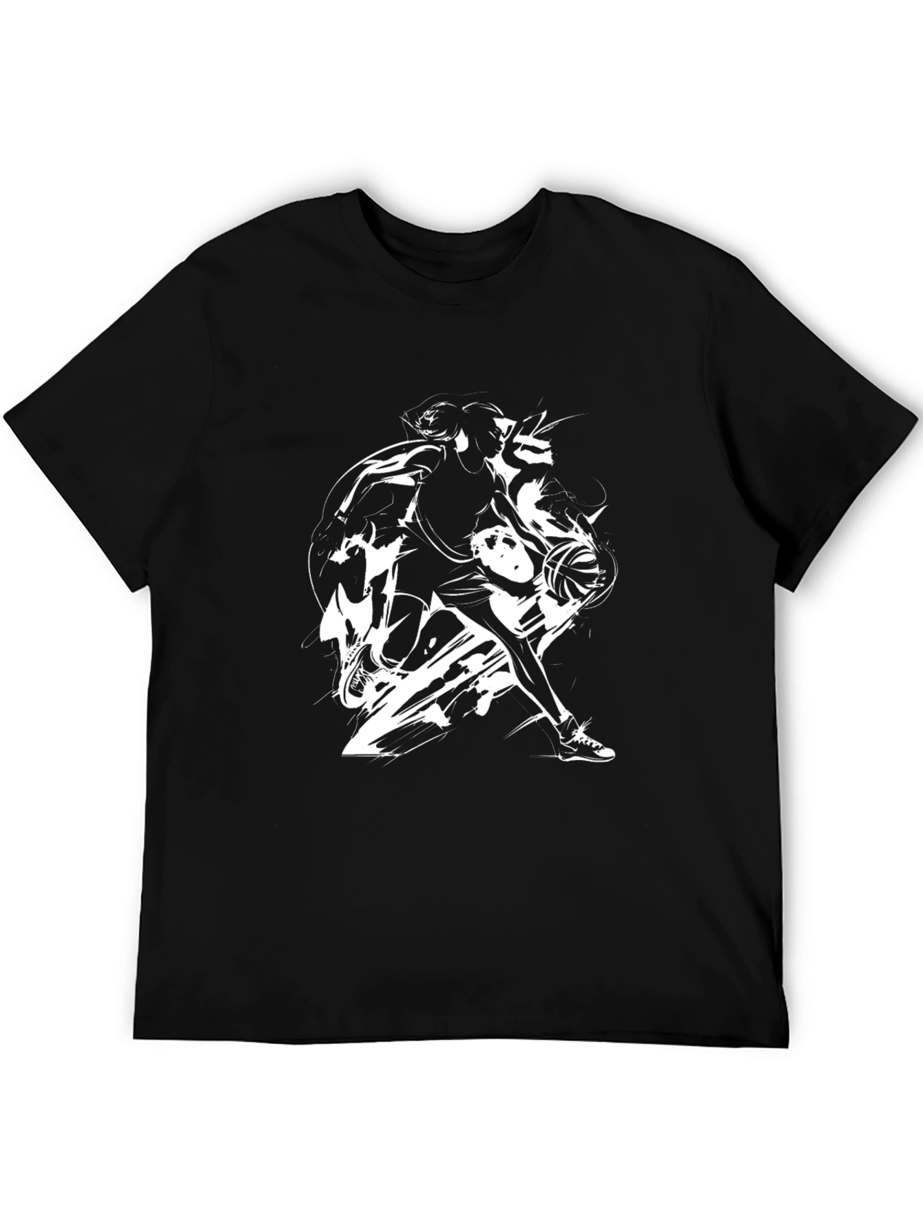 Black Basketball Graphic Tee