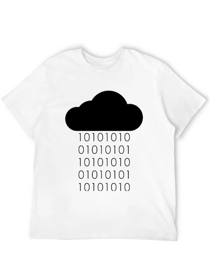 Cloud Binary Code T-Shirt