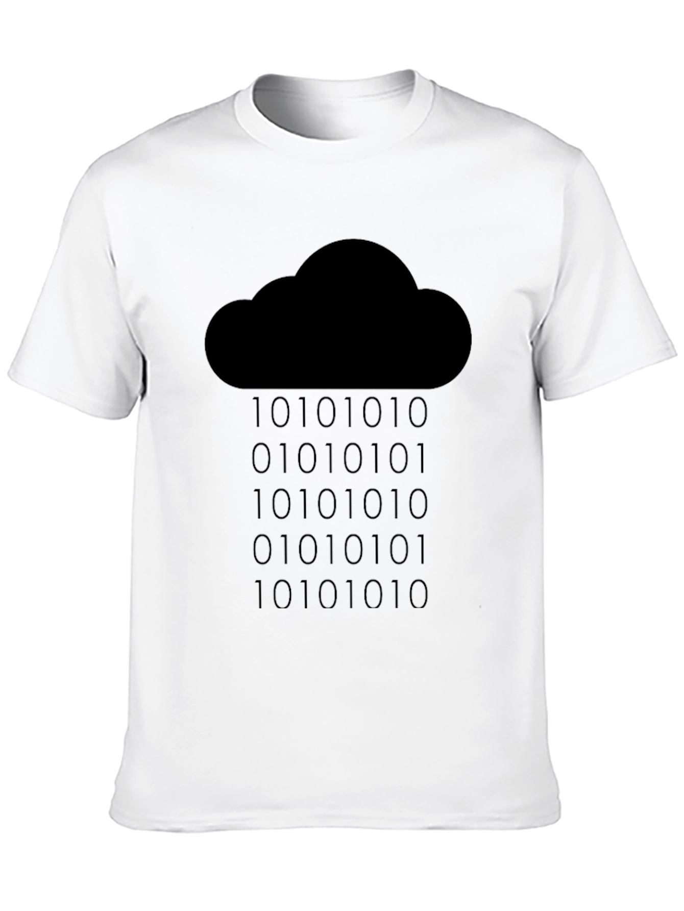 Cloud Binary Code T-Shirt