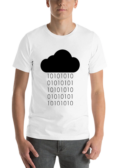 Cloud Binary Code T-Shirt