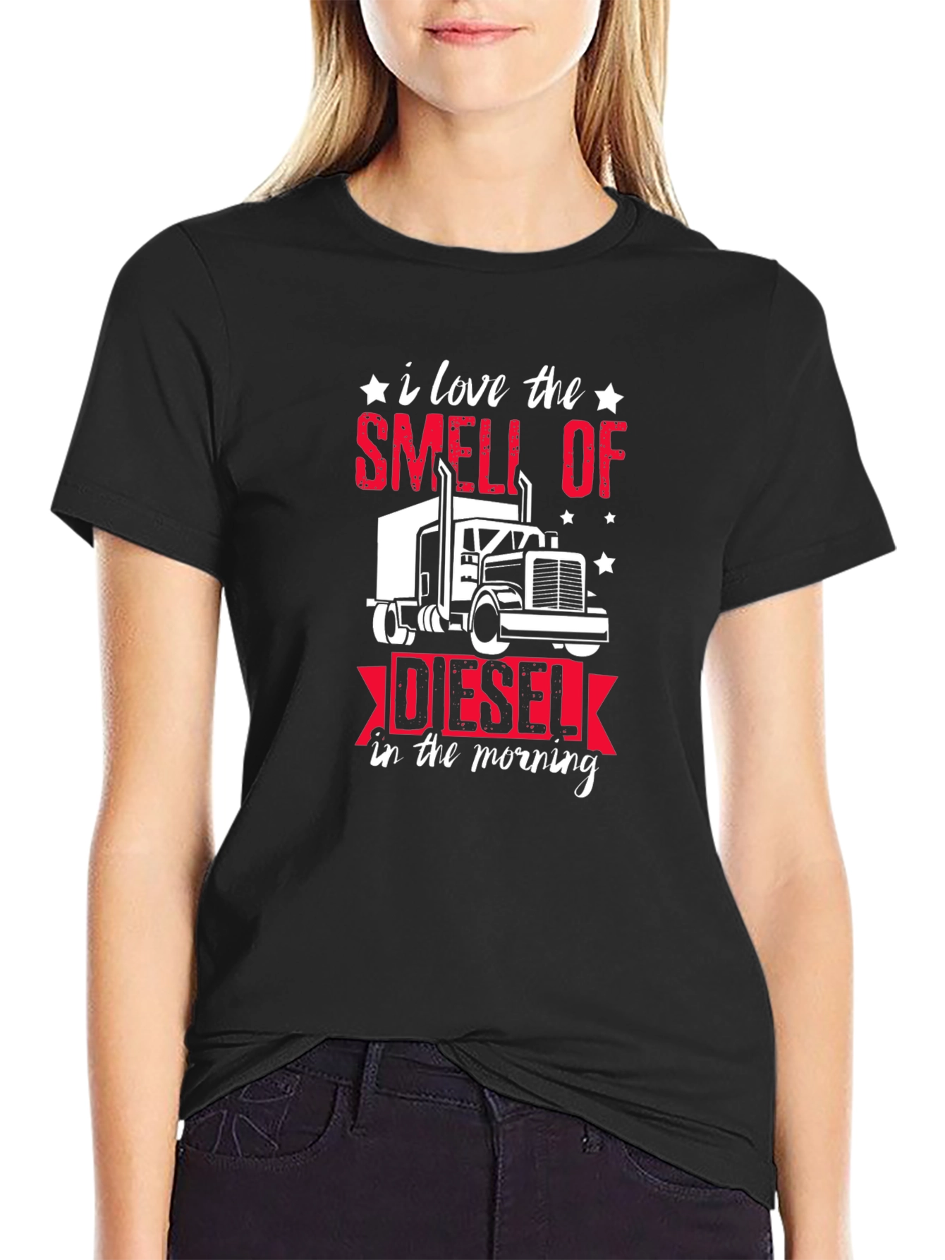 Diesel Smell Trucker T-Shirt
