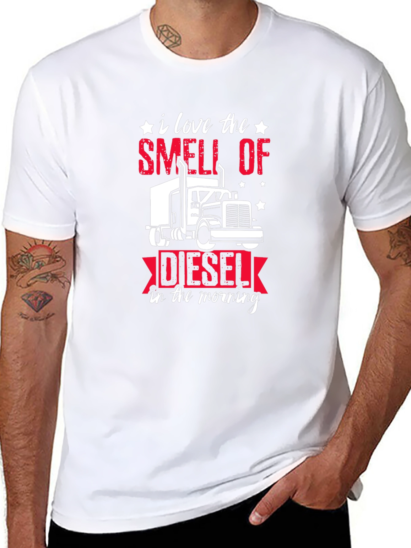 Diesel Smell Trucker T-Shirt