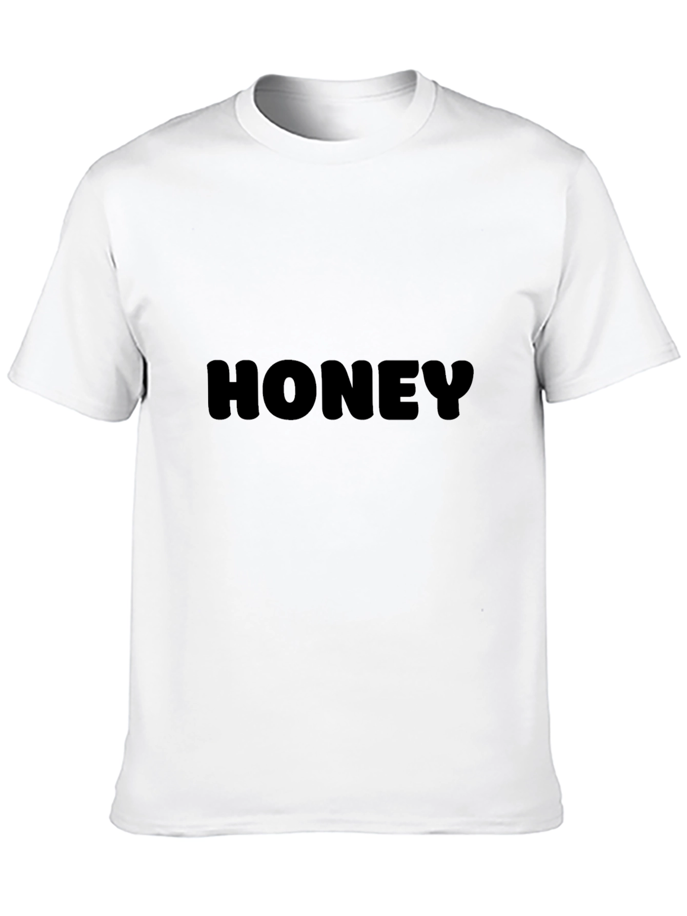 Honey Crew Neck Graphic T-Shirt