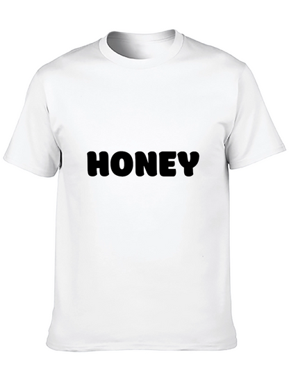Honey Crew Neck Graphic T-Shirt