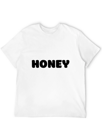 Honey Crew Neck Graphic T-Shirt