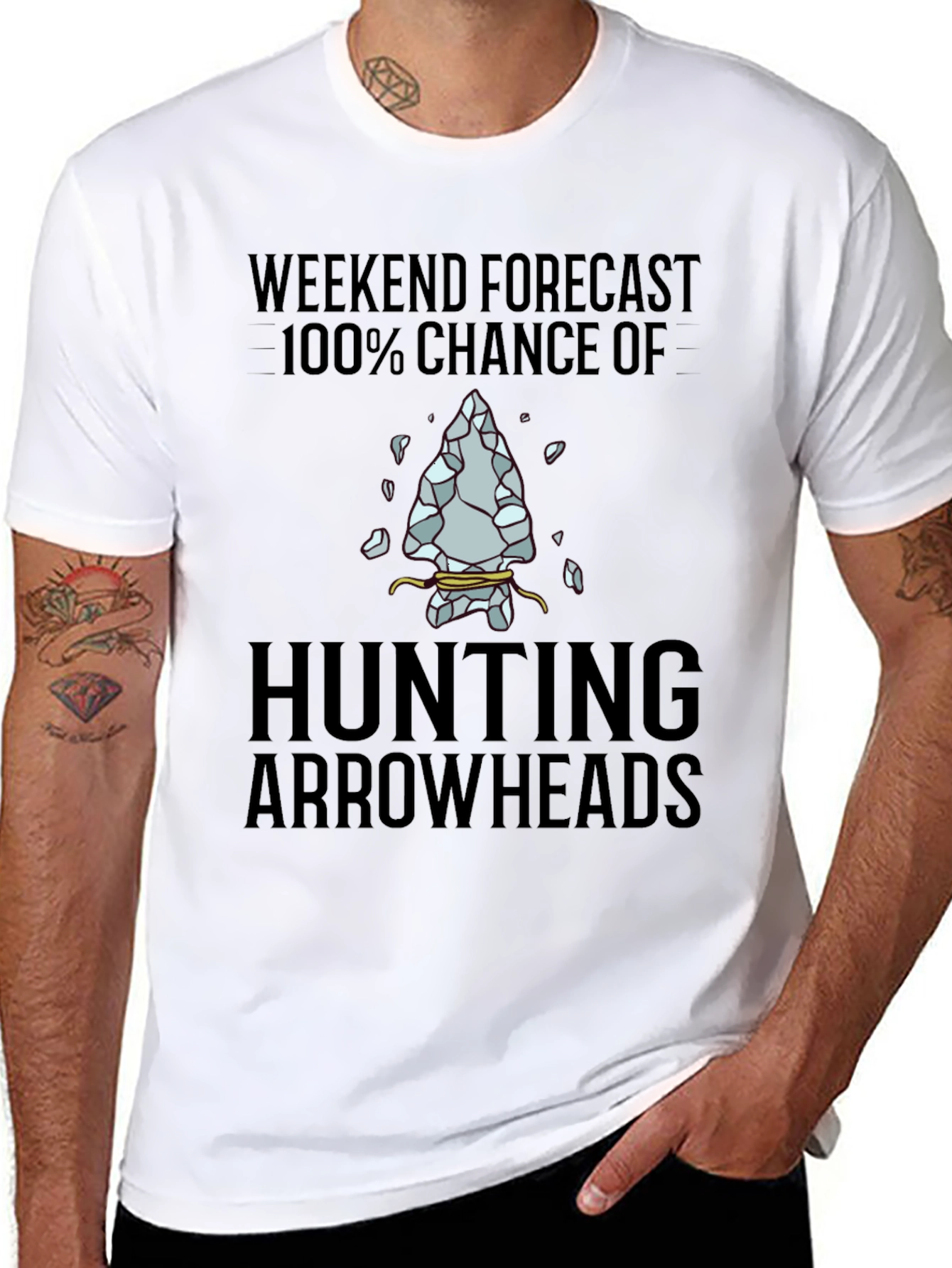 Hunting Arrowheads T-Shirt - Weekend Forecast