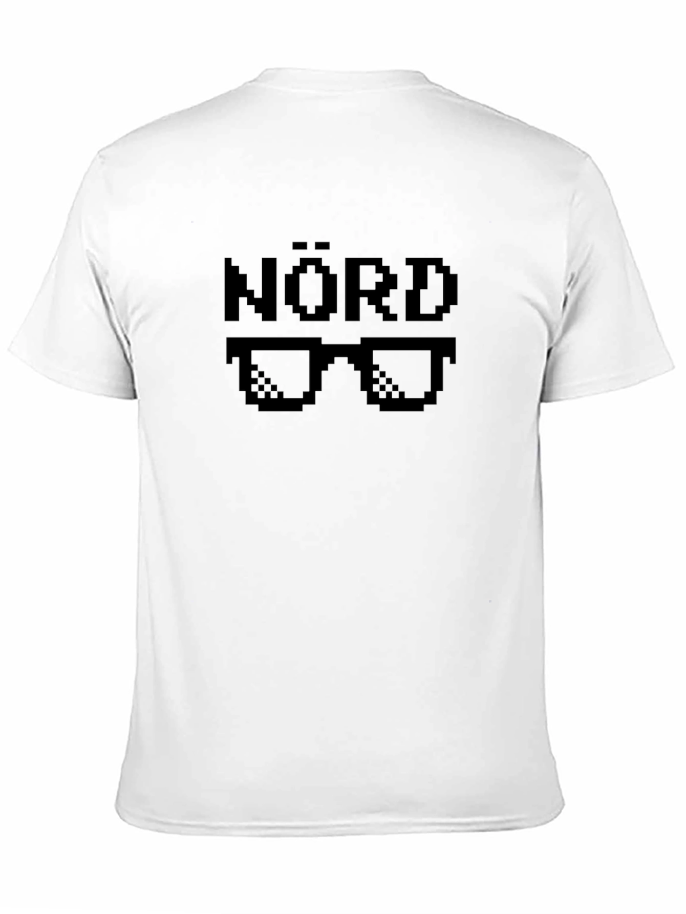 NÖRD Pixel Sunglasses Graphic Black T-Shirt