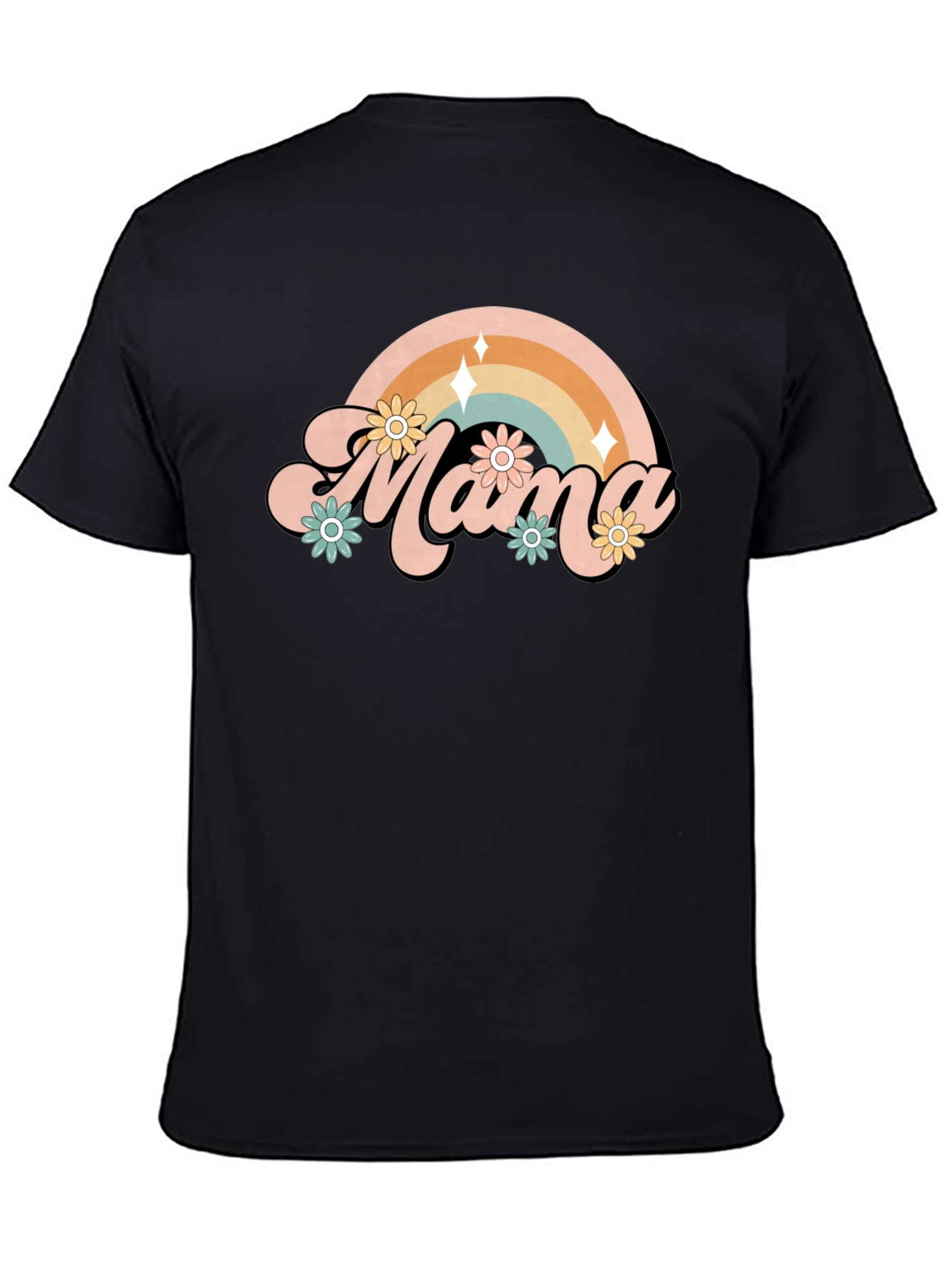 Retro Mama Rainbow T-Shirt