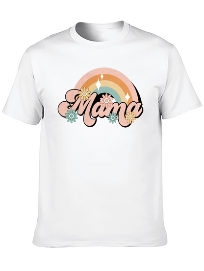 Retro Mama Rainbow T-Shirt