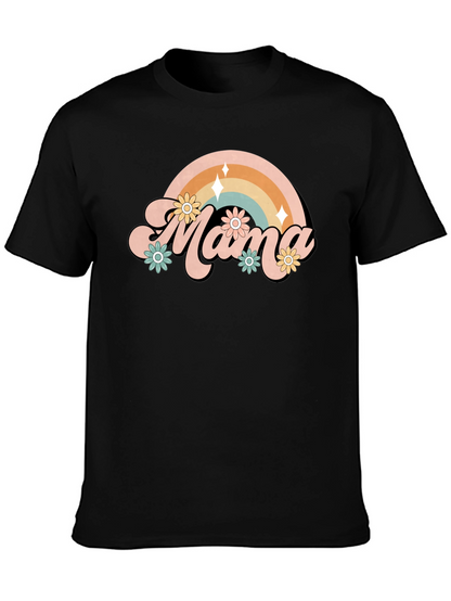 Retro Mama Rainbow T-Shirt