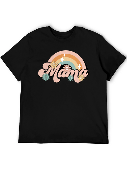 Retro Mama Rainbow T-Shirt