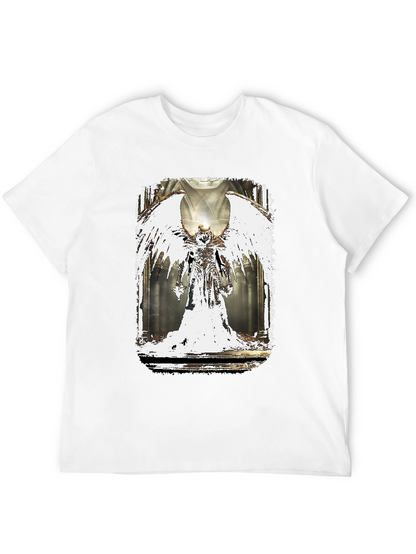 Winged Angel Graphic Black T-Shirt