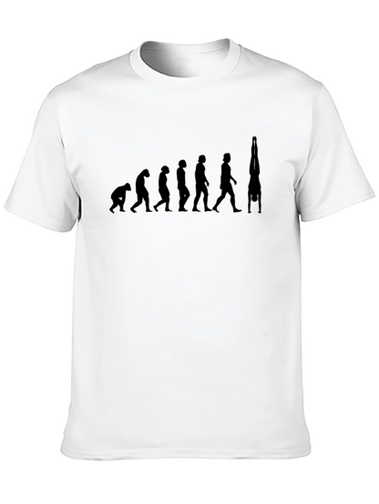 Evolution of Handstand Black T-Shirt