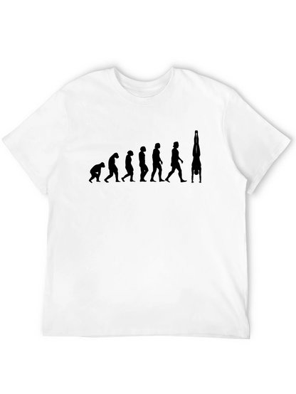 Evolution of Handstand Black T-Shirt
