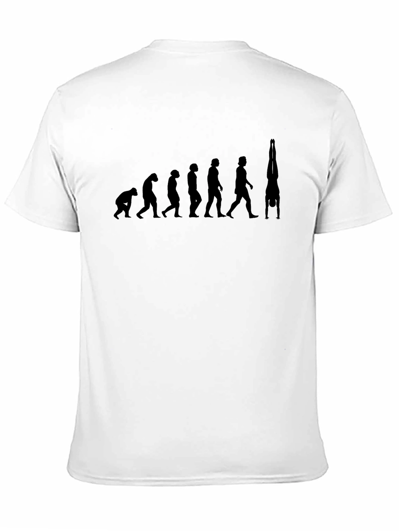 Evolution of Handstand Black T-Shirt