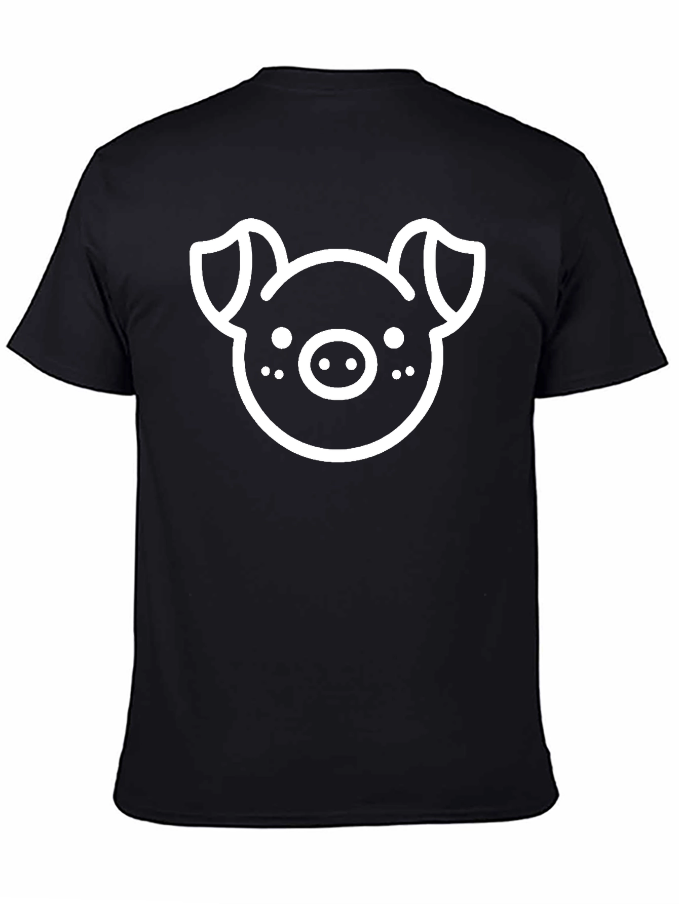 Black Pig Graphic Tee - Unisex Casual Shirt