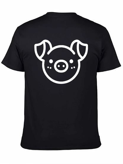 Black Pig Graphic Tee - Unisex Casual Shirt
