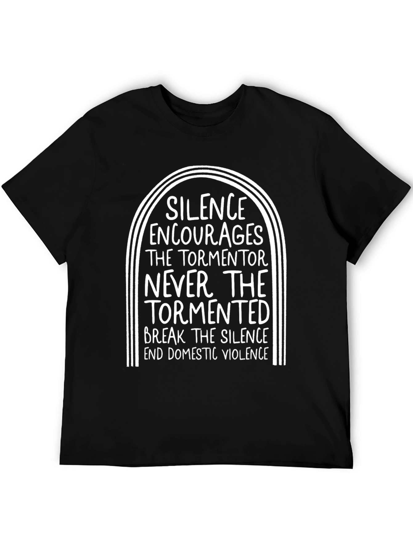 Silence Encourages Domestic Violence Awareness T-Shirt