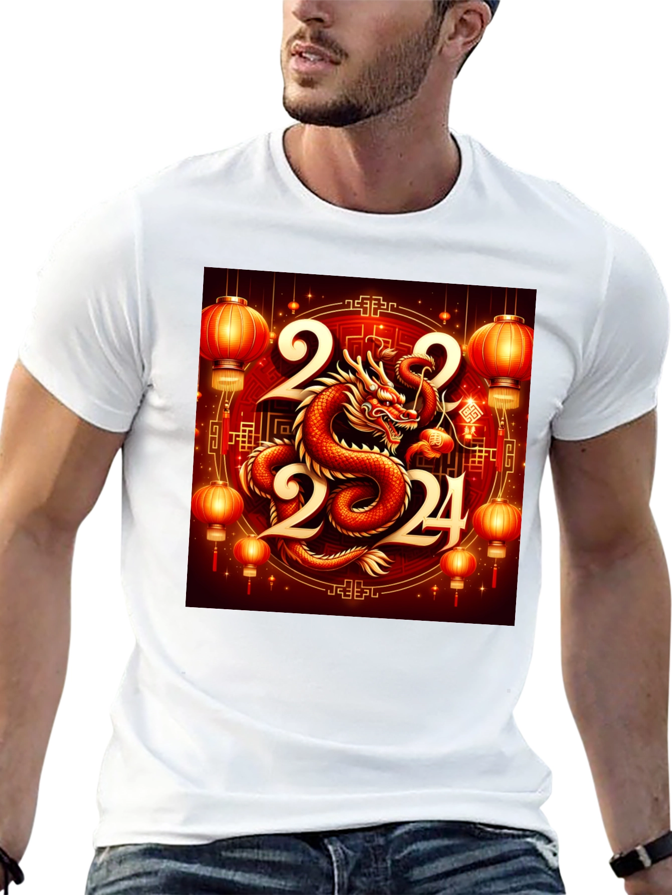 Chinese New Year Dragon 2024 Graphic Tee