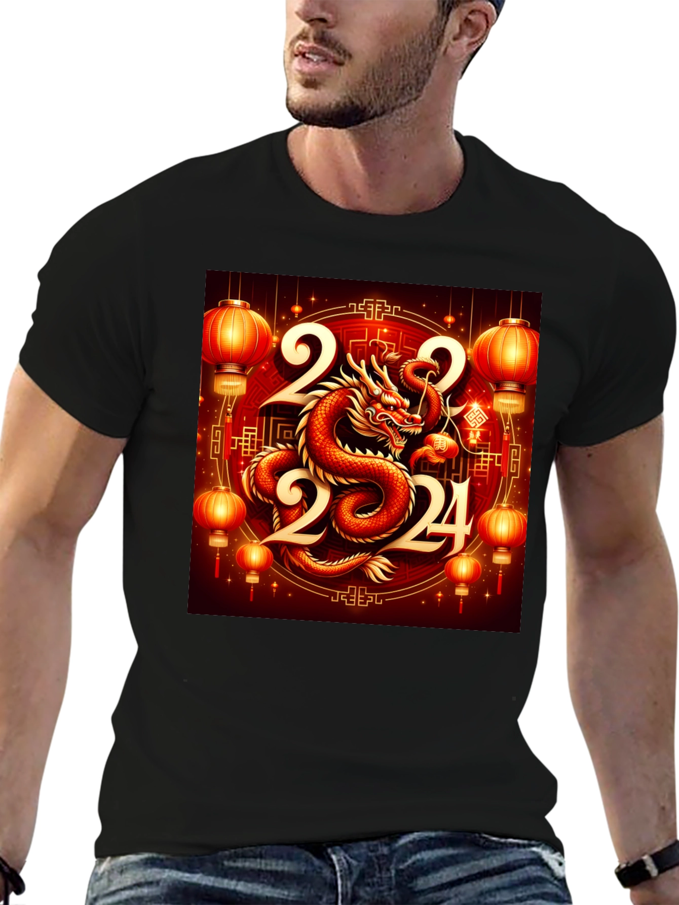 Chinese New Year Dragon 2024 Graphic Tee