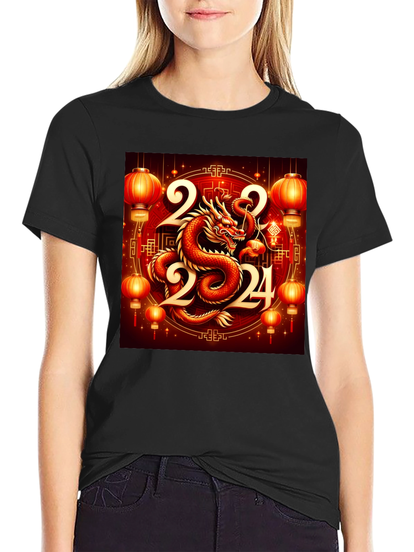 Chinese New Year Dragon 2024 Graphic Tee