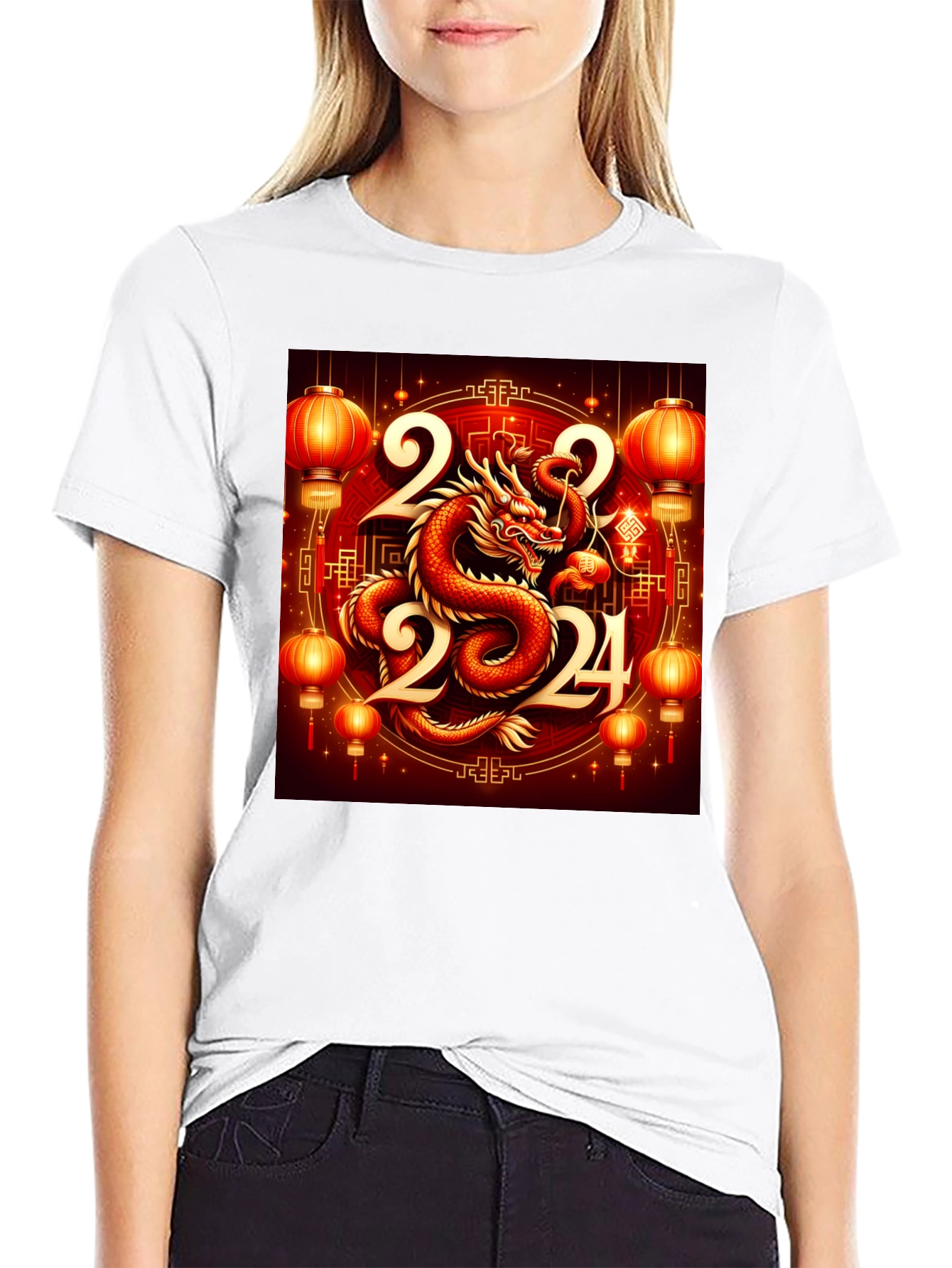 Chinese New Year Dragon 2024 Graphic Tee