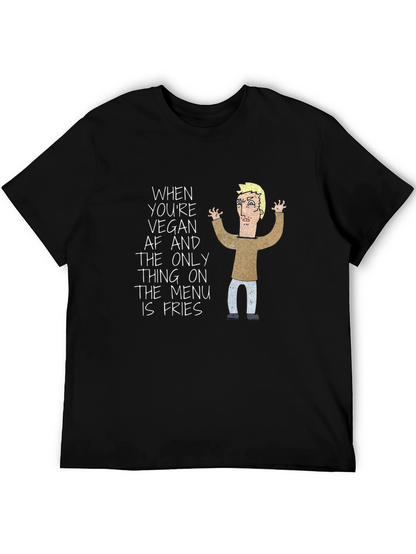 Vegan AF Fries Graphic T-Shirt