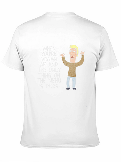 Vegan AF Fries Graphic T-Shirt