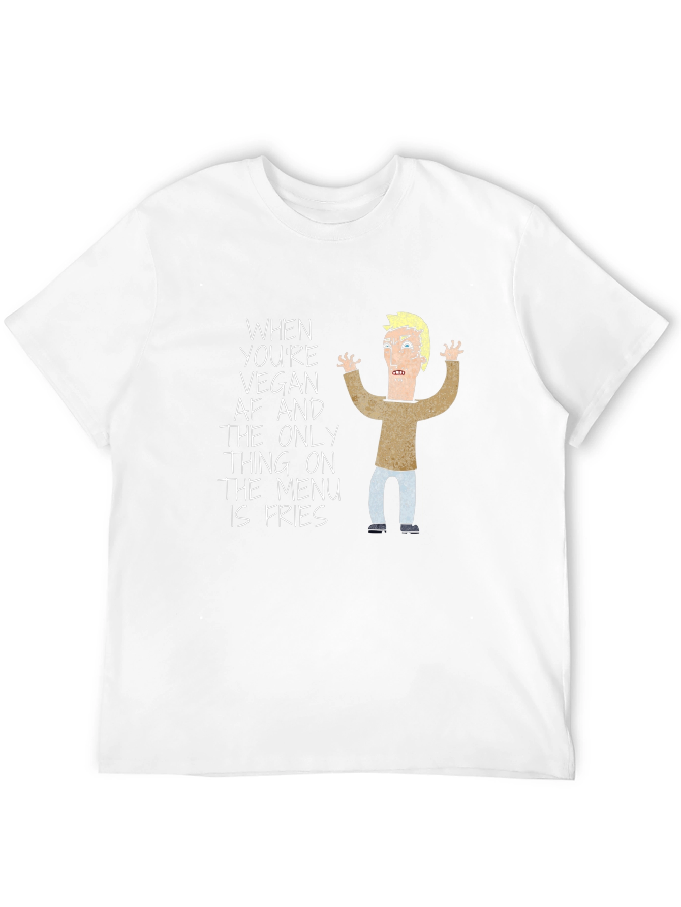 Vegan AF Fries Graphic T-Shirt