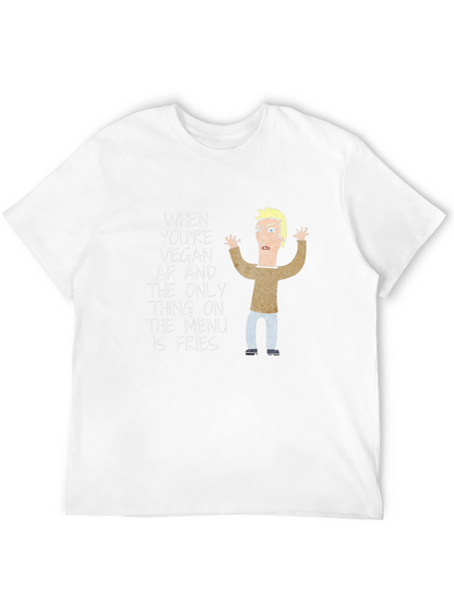 Vegan AF Fries Graphic T-Shirt