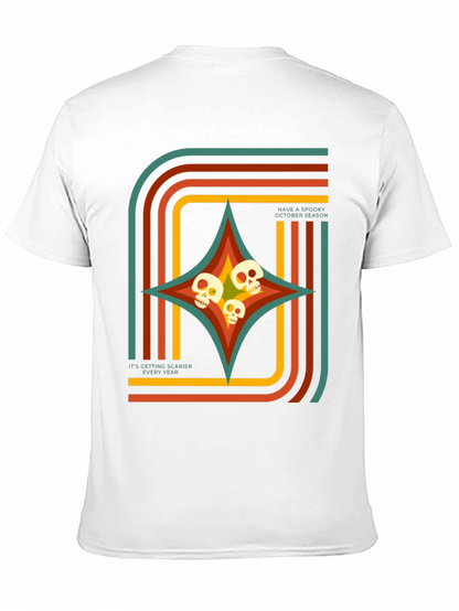 Spooky Season Retro Skull T-Shirt