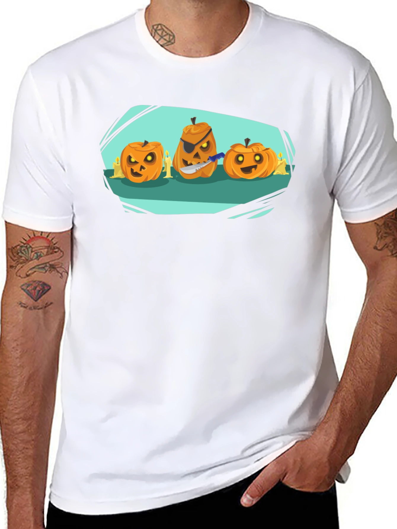 Halloween Pumpkin Patch Graphic Tee