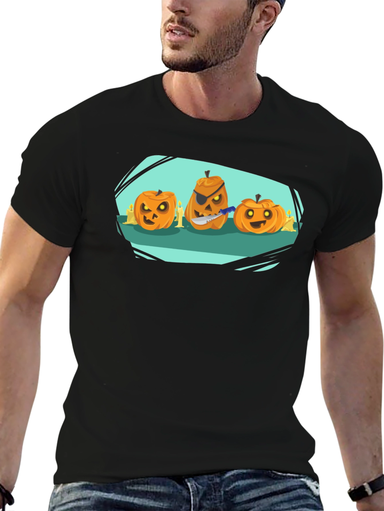 Halloween Pumpkin Patch Graphic Tee