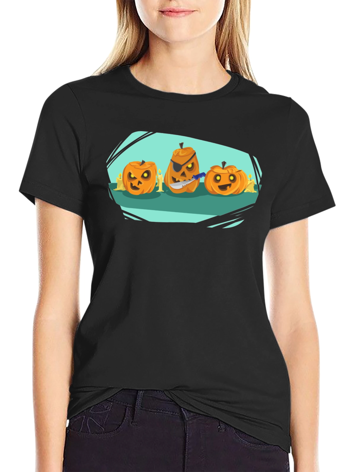 Halloween Pumpkin Patch Graphic Tee