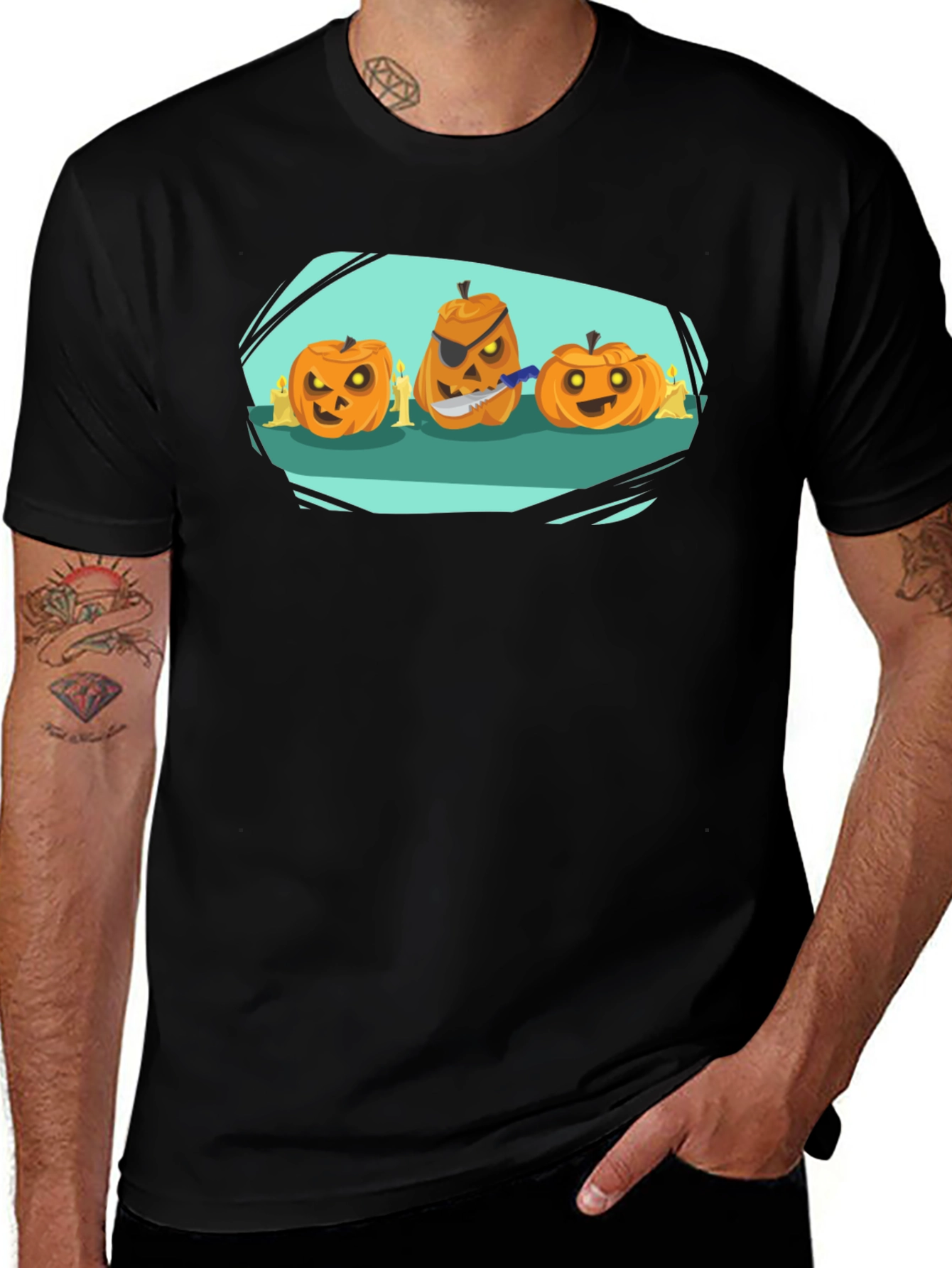 Halloween Pumpkin Patch Graphic Tee