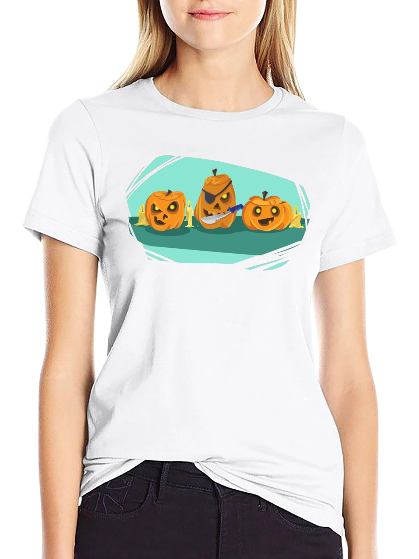 Halloween Pumpkin Patch Graphic Tee