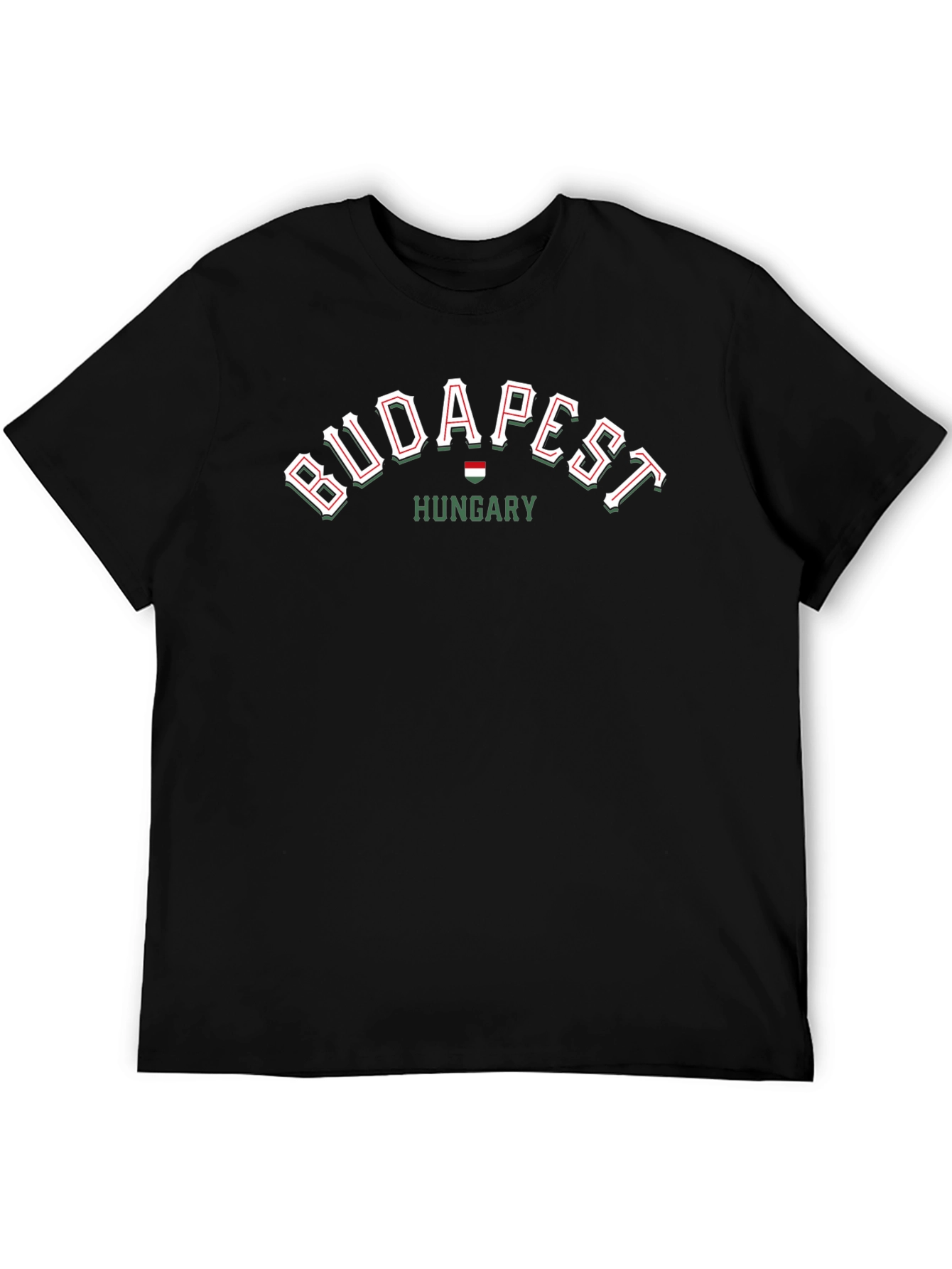Budapest Hungary Black T-Shirt